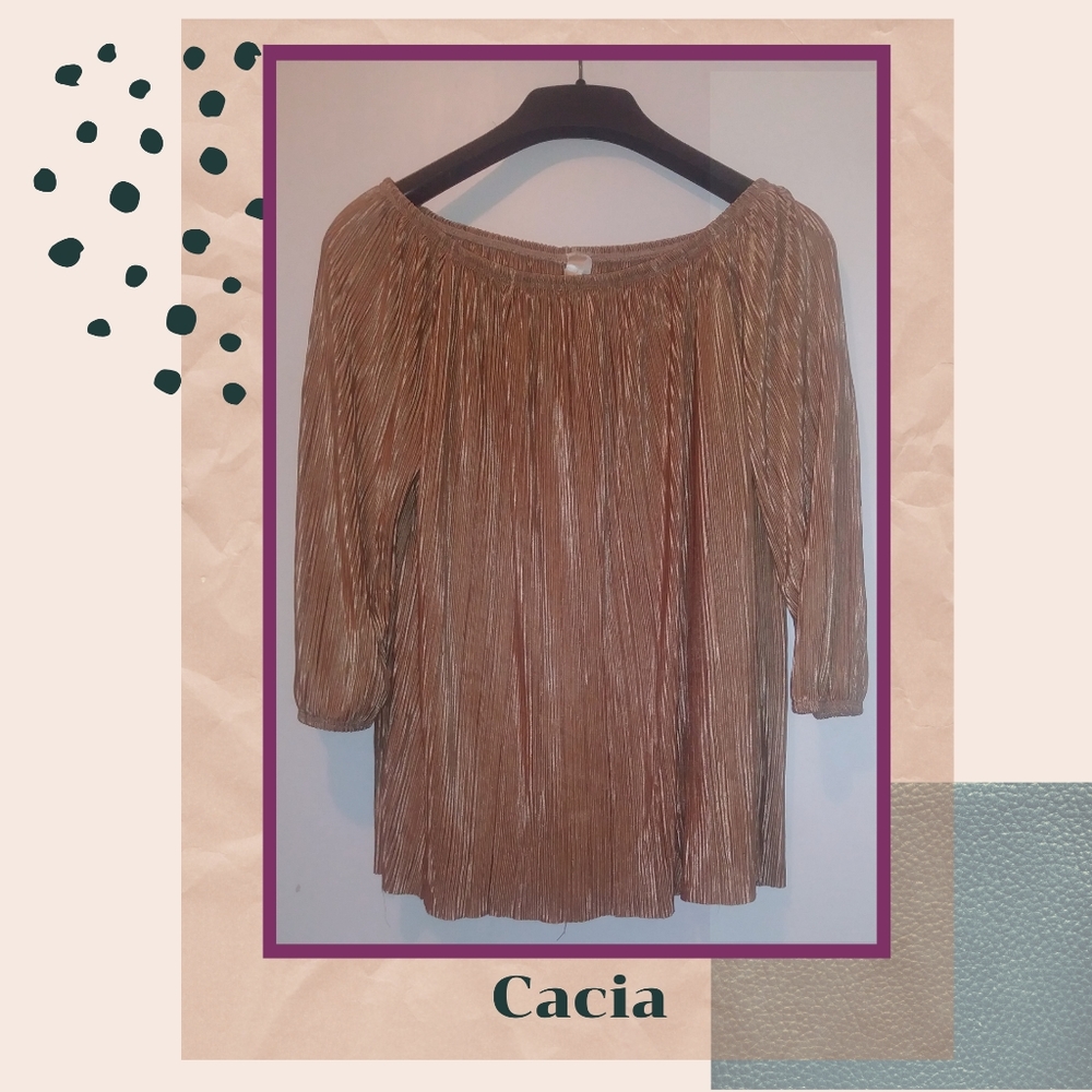 Cacia | Ribbed Blouse